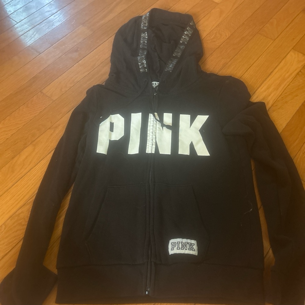 PINK zip up size small